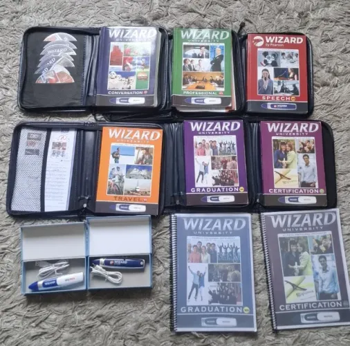 Wizard W2 + W4 + W6 + W8 + W10 + W12 + 2 canetas + maletas