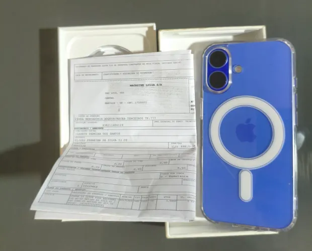 IPHONE 16- CAIXA E NF - PEGO PS5