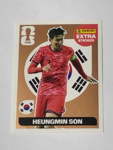 Figurinha extra Legend Heungmin Son bronze original Panini Copa do Mundo 2026