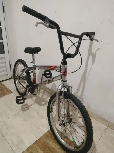 Bike aro 20 cromada sem marcha