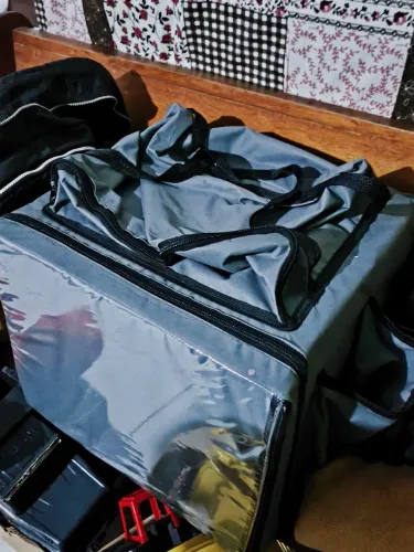 Bag térmica  para moto entregador, ótimo estado