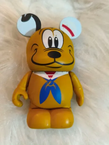 Boneco Pluto da Vinylmation da Disney sem caixa original.