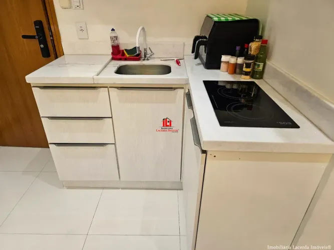 Flat Mobiliado no Tropical Hotel com 66m² Privativo + varanda e Vista Espetacular