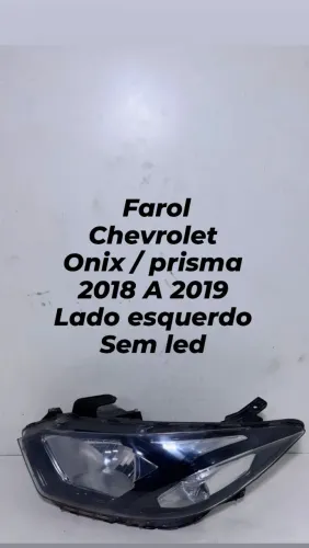 Farol chevrolet onix prisma 2018 2019 lado esquerdo original 