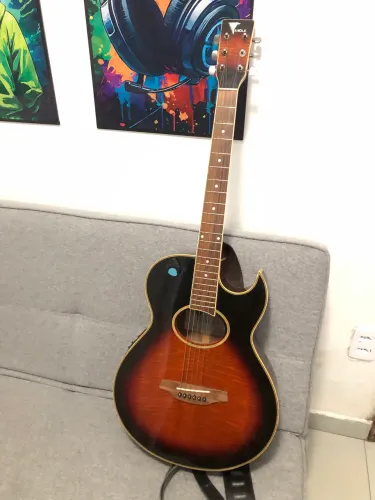 Violão Eagle GL36 Elétrico (Aço / Mini Jumbo) - Excelente Estado