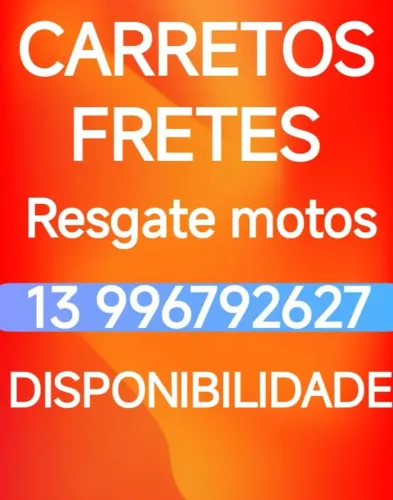  Carreto e frete litoral