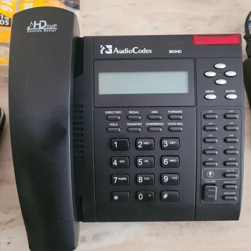 Telefone IP SIP Áudio Codes H310