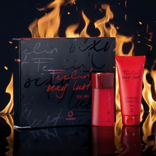 Lançamento Kit Presente Dia dos Namorados Feelin' Sexy Lust For Him Hinode