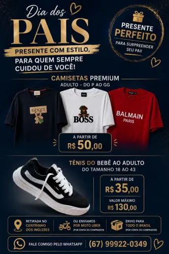 Presentes para o dia dos Pais ?