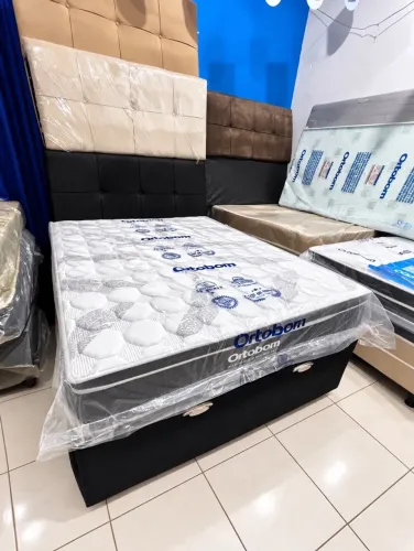 Cama box, colchão, baú, cabeceira. Entrega gratuita e imediata!