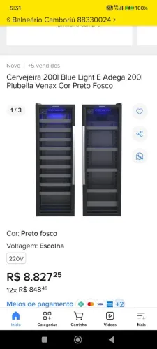 KIT ADEGAS CLIMATIZADAS VENAX