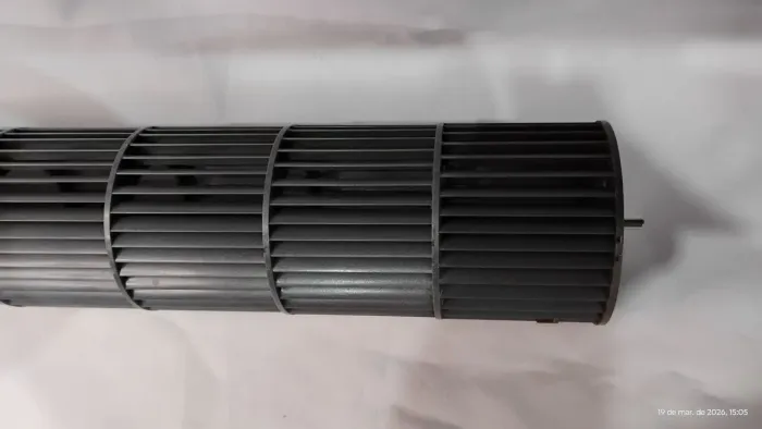 TURBINA DA EVAPORADORA 12000BTU UNIVERSAL 62X10CM EIXO INTERNO