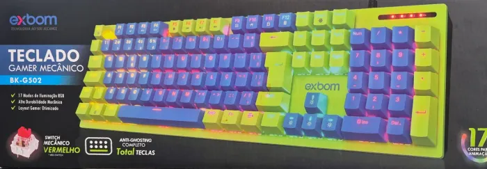 TECLADO MECANICO C/FIO DELTA-TM1111