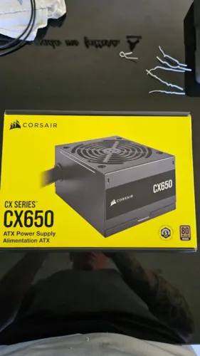 Fonte Corsair CX Series CX650, 650W, 80 Plus Bronze (Na Garantia!)