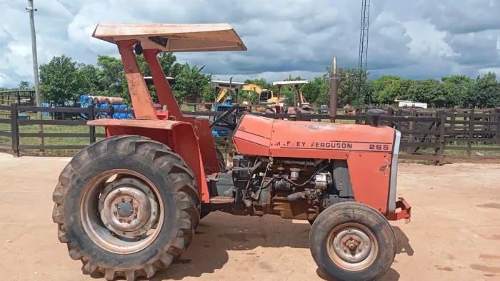 Trator Massey Ferguson 265 direção elétrica freios hidráulico tomara de força tudo novo 