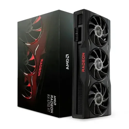 Placa de Vídeo RX 6750XT Gaming XFX Graphics Card AMD Radeon, 12GB GDDR6