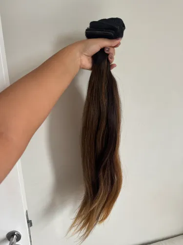 Cabelo Brasileiro 100% Humano - 179 g | 60 cm | Método Fita