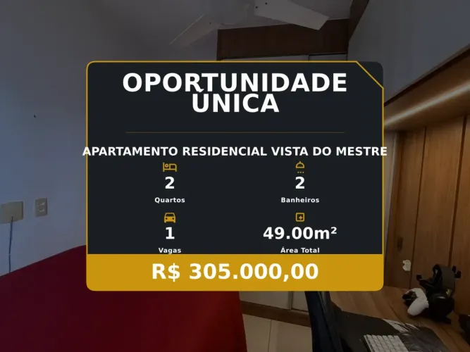 Linda unidade no Residencial Vista do Mestre  perto de tudo que você precisa!