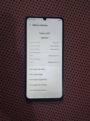 Samsung Galaxy a07