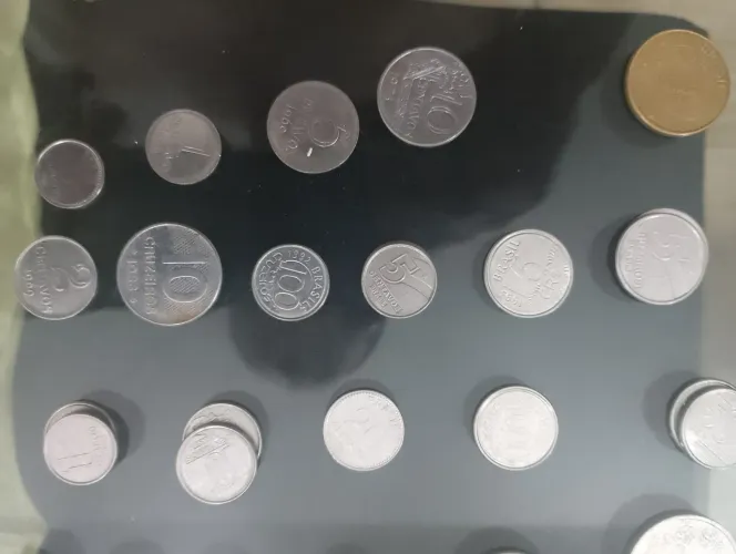 Moedas e Cédulas antigas