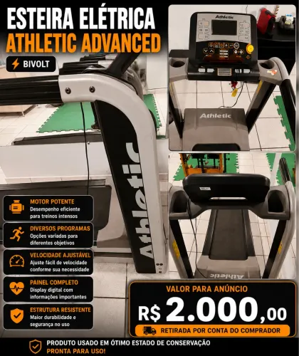 Esteira elétrica Athletic