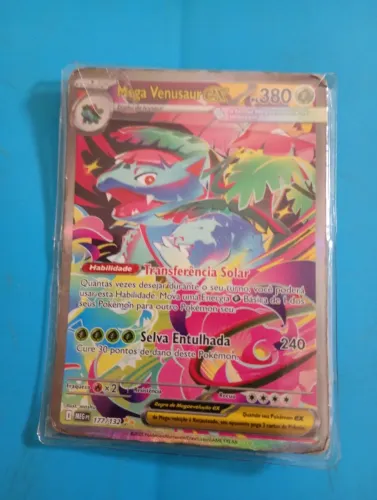Carta pokémon mega venusaur ex