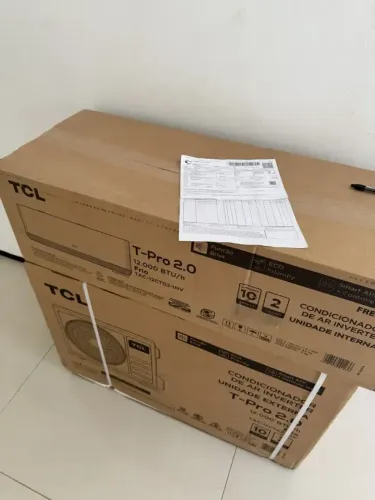 Ar-condicionado Hw Inverter Tcl T-pro 2.0 12.000 R32 Fr Cor Branco
