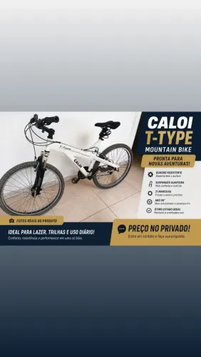 Bicicleta Caloi T-TYPE aro 26