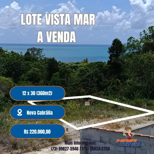 Lote para Venda em Santa Cruz Cabrália, Nova Cabralia