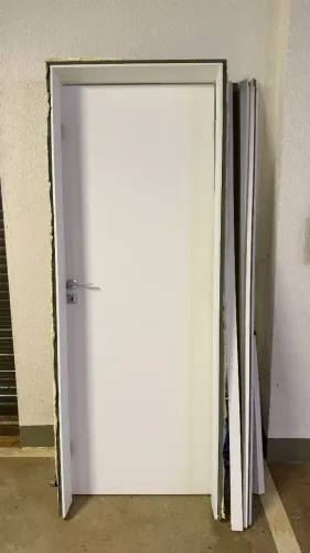 Kit Porta Pronta Branco Gelo com Fechadura