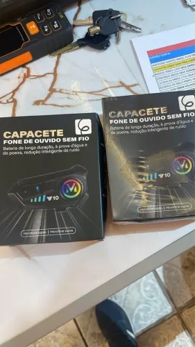 Fone para capacete