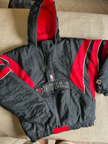 JAQUETA VINTAGE ORIGINAL STARTER x CHICAGO BULLS 