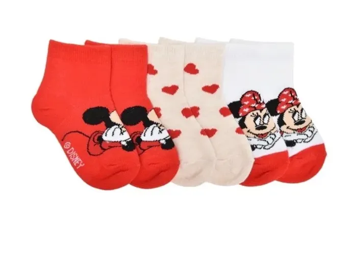 kit 3 pares de meias tamanhos 4-5 importadas (Novas)