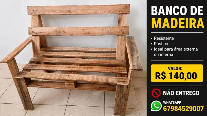 Banco de Madeira