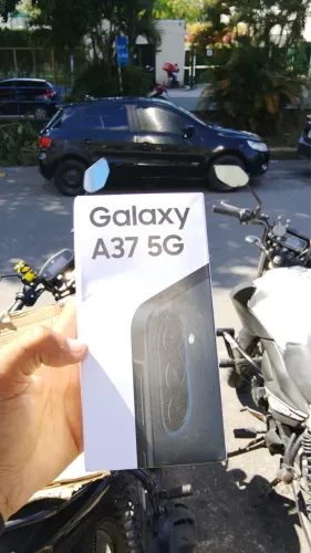 Galaxy A37 128gb preto lacrado com nota fiscal e 1 ano de garantia 