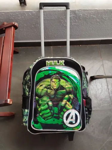 Mochila com rodinhas - Hulk (Avengers) - ORIGINAL