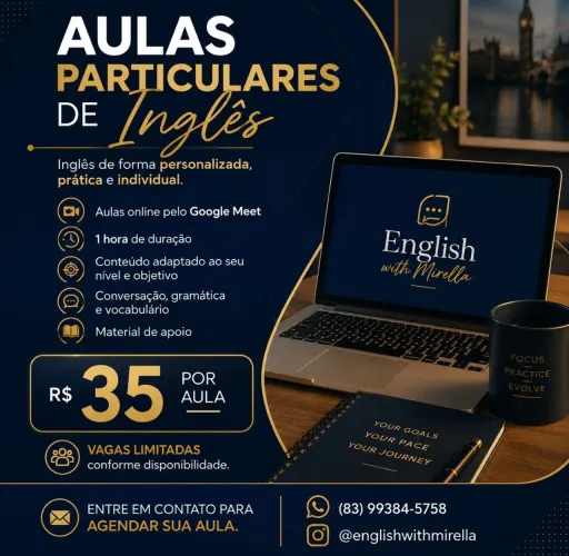 Aulas Particulares de Inglês