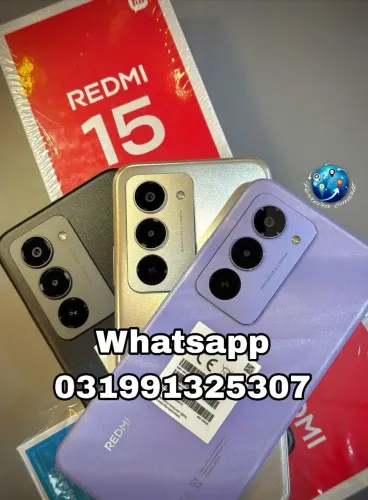 Redmi 15 com 7000 mAh de Bateria novo Lacrado com Garantia e Brindes