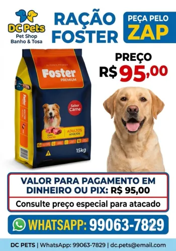 RAÇÃO FOSTER 15 Kg