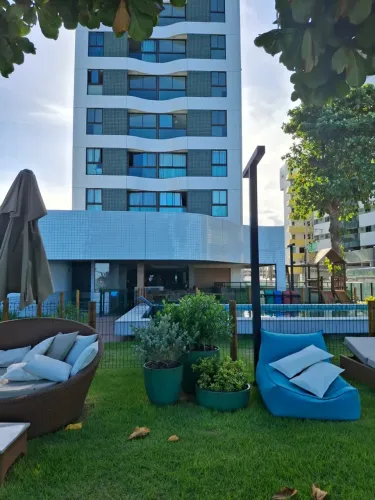 Alugo flat beira mar, alto padrão, totalmente mobiliado em Piedade