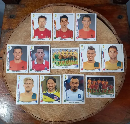 Lote figurinhas copa 2014