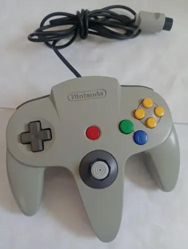 Controle Joystick N64 Clássico Cinza Nintendo