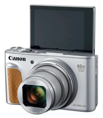 Canon PowerShot SX740 HS - Prata (Nova)