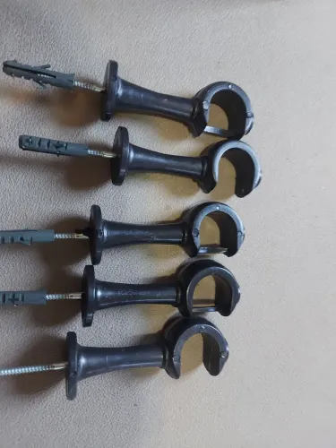 Suporte Para Varão Cortina Simples 19mm 6 unidades
