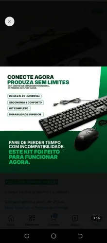 Vende se Teclado e mouse Novos !