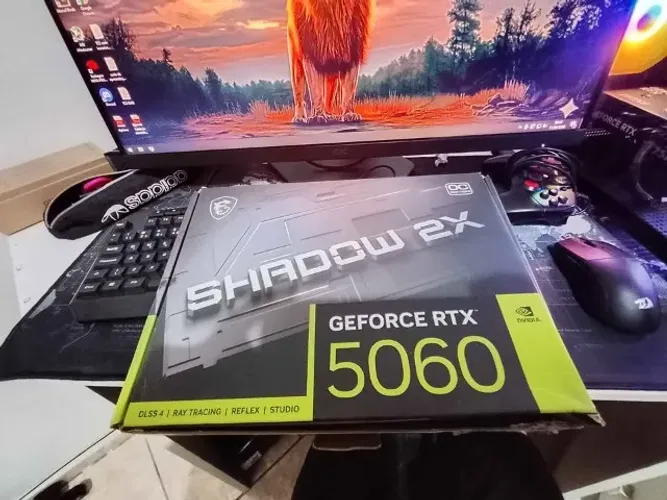 RTX 5060 8GB GDDR7 NOVA MODELO SHADOW 2X MSI
