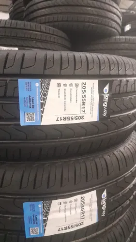 Pneu 205 55 17 Remold desenho Pirelli P7 Volkswagen Tcross com Garantia e Inmetro 
