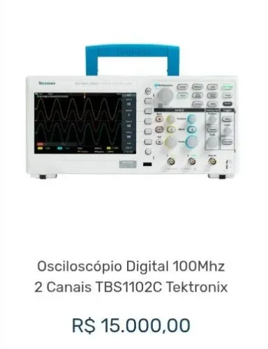 Osciloscópio Digital 100Mhz 2 Canais TBS1102C -Tektronix- Importado Novo na Caixa