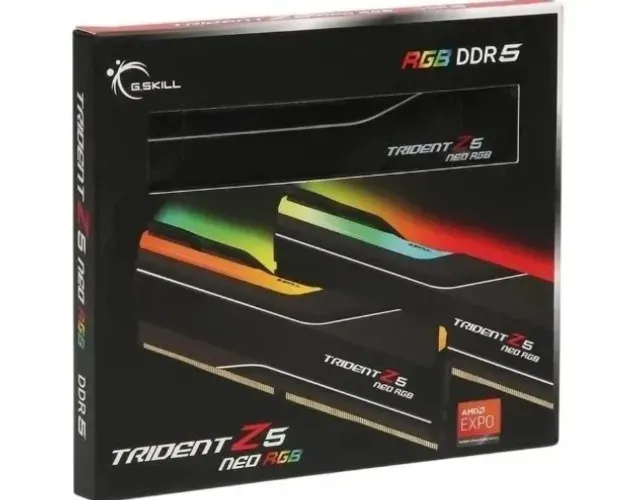 Kit Memória G.Skill Trident Z5 RGB DDR5 32GB (2x16GB) 6000MT/s CL36