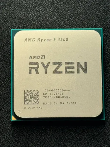 Processador AMD Ryzen 5 4500 3.6GHz 4.1GHz Turbo 6-Cores 12T
